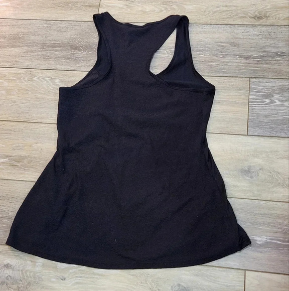 Gymshark black tank top with slit in the front Size small - Picture 3 of 6
